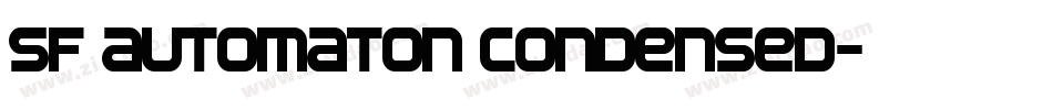SF Automaton Condensed字体转换